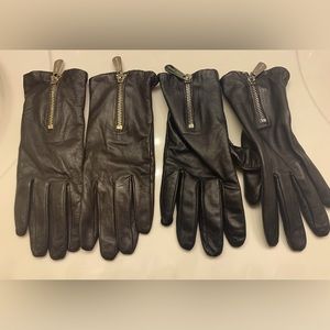 Micheal Kors zipper gloves